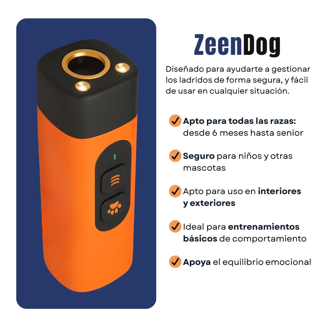 ZeenDog™ – Control Inteligente de Ladridos